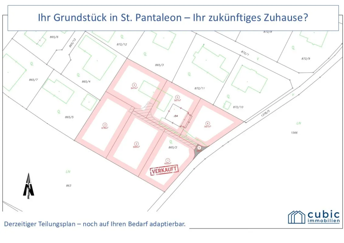 Bauen in St. Pantaleon_Grundstücksreserve am Grünland; Nähe Höllerersee - Bild 1