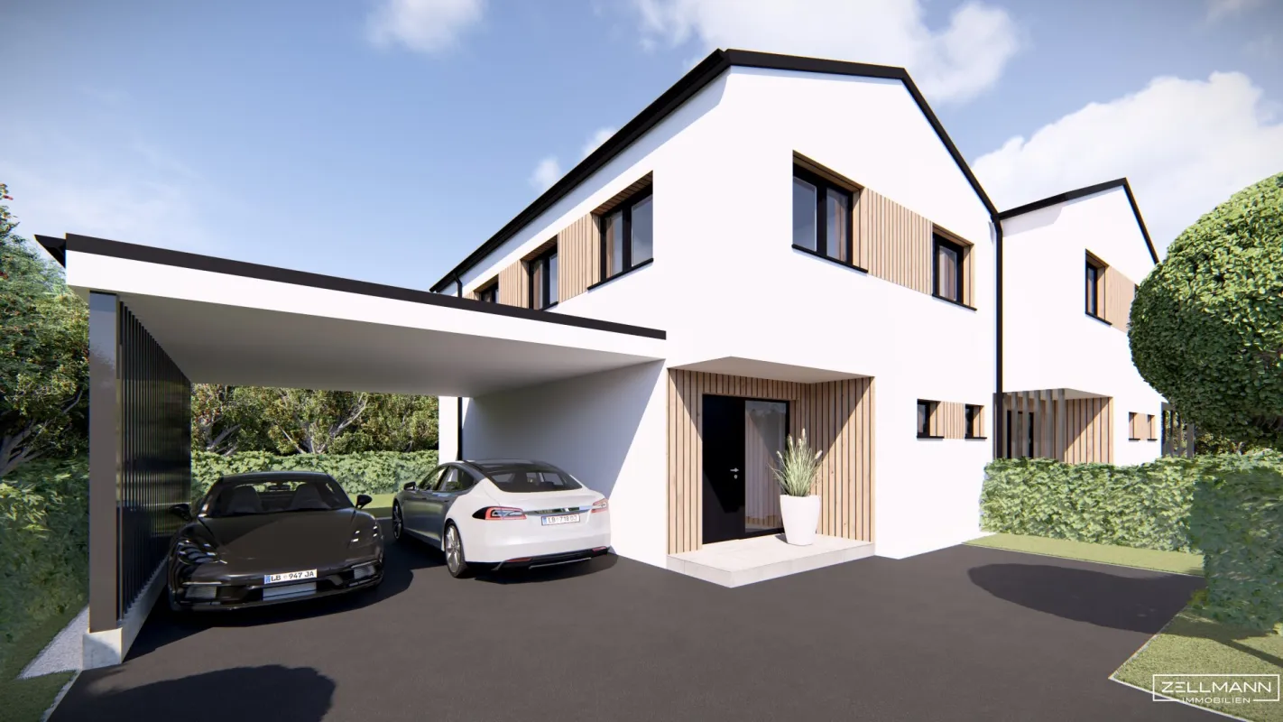 „Exklusives Doppelwohnhaus in Kirchberg am Wechsel – Wohnen im Grünen, nahe Wien“ | ZELLMANN IMMOBILIEN - Bild 1