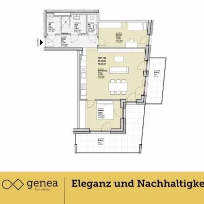 Unbefristet | Goldener Wohnturm Esplanade 7 | Luxuswohnungen in Top-Lage | Erstbezug - Bild 2