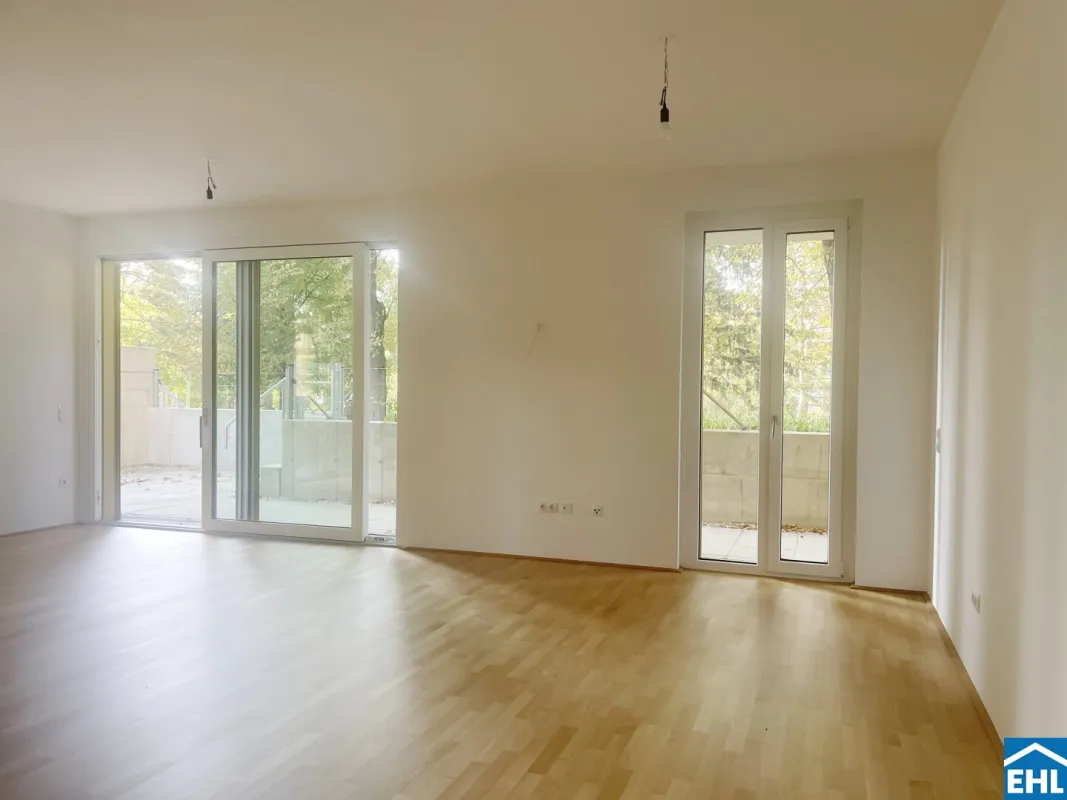 Gartenwohnung mit Park - 4-Zimmer Wohnung im Grünen - Bild 1