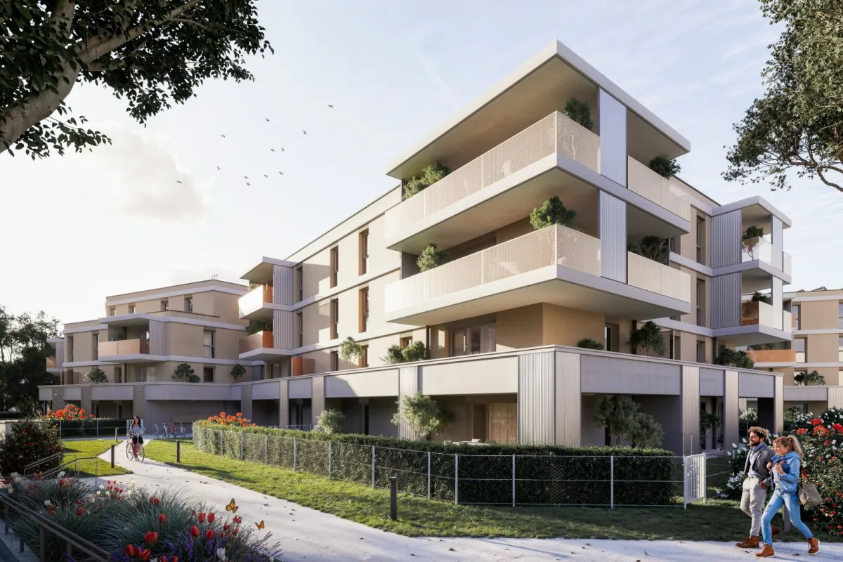 FLORIANI – Quartier am Tullnerfeld - Stilvolle Eckwohnung mit großzügiger Außenfläche - Viele Extras für ihr Wohlbefinden - Bahnhof in der Nähe - Bild 1