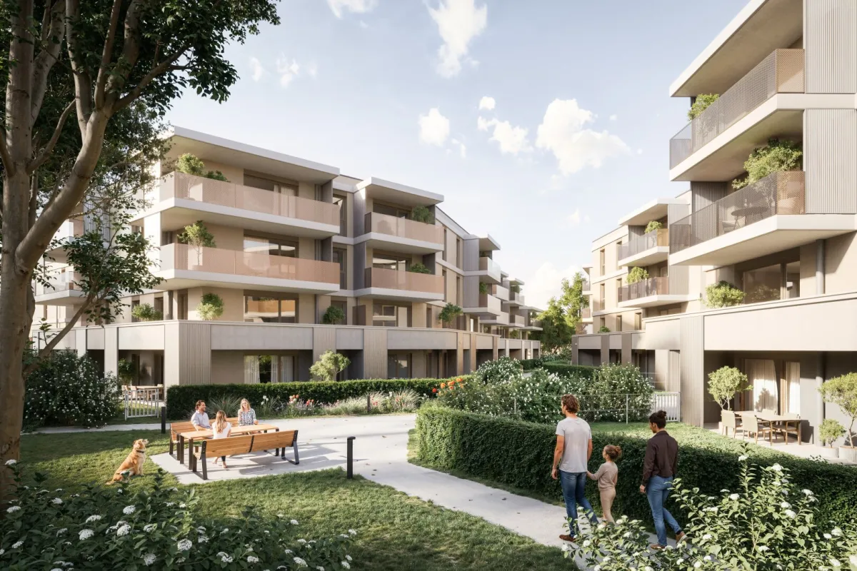 FLORIANI – Quartier am Tullnerfeld - Charmante 3 Zimmer mit großzügigem Balkon - Stilvoller Wohngenuss - Bahnhof in der Nähe - Bild 1