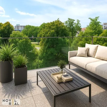 EXKLUSIV WOHNEN AM PARK - TERRASSENWOHNUNG MIT GRÜNBLICK IN TOPLAGE - Bild 2