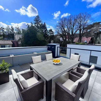 1130! ANLAGEOBJEKT in Hietzinger Villengegend! Modernes 3-Zimmer Eigentum mit Balkon, Dachterrasse und inkl. Tiefgaragenplatz! BEFRISTET VERMIETET! - Bild 2