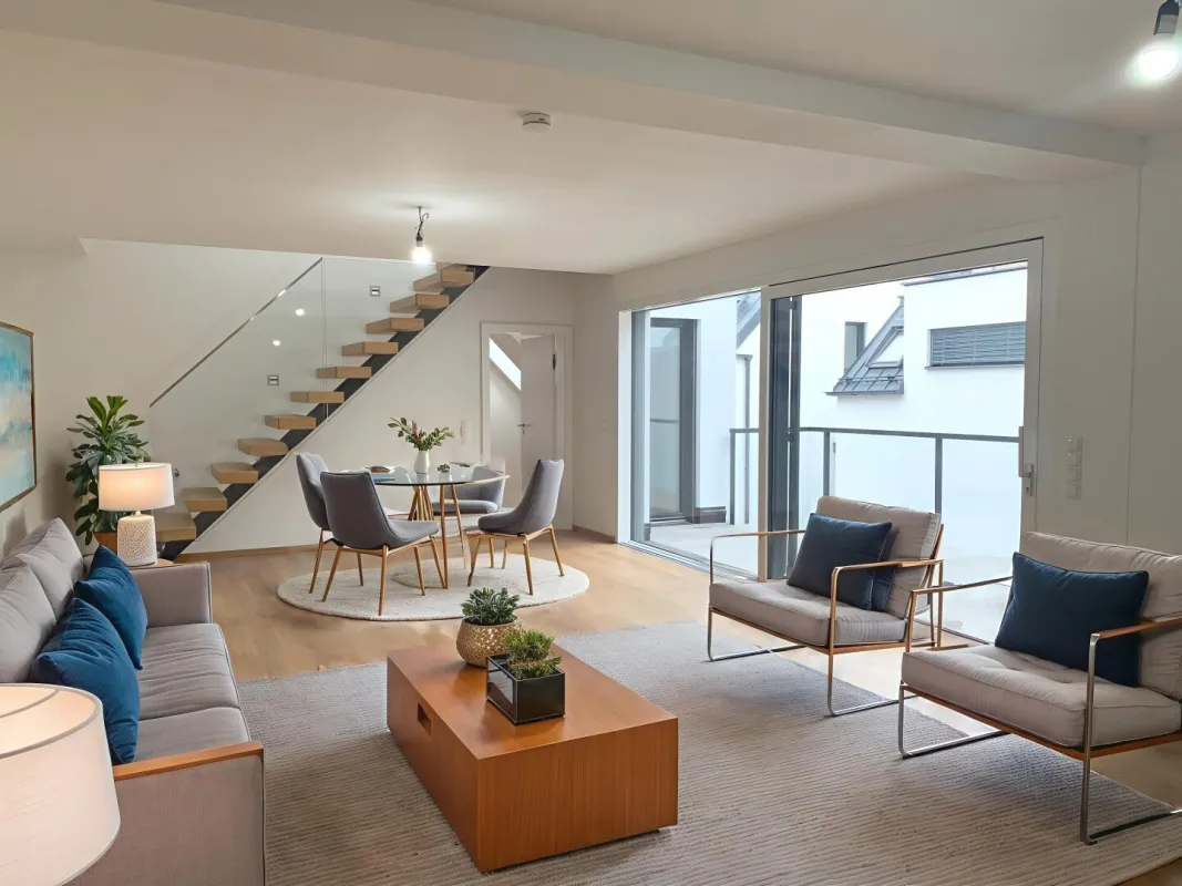 1130! ANLAGEOBJEKT in Hietzinger Villengegend! Modernes 3-Zimmer Eigentum mit Balkon, Dachterrasse und inkl. Tiefgaragenplatz! BEFRISTET VERMIETET! - Bild 1