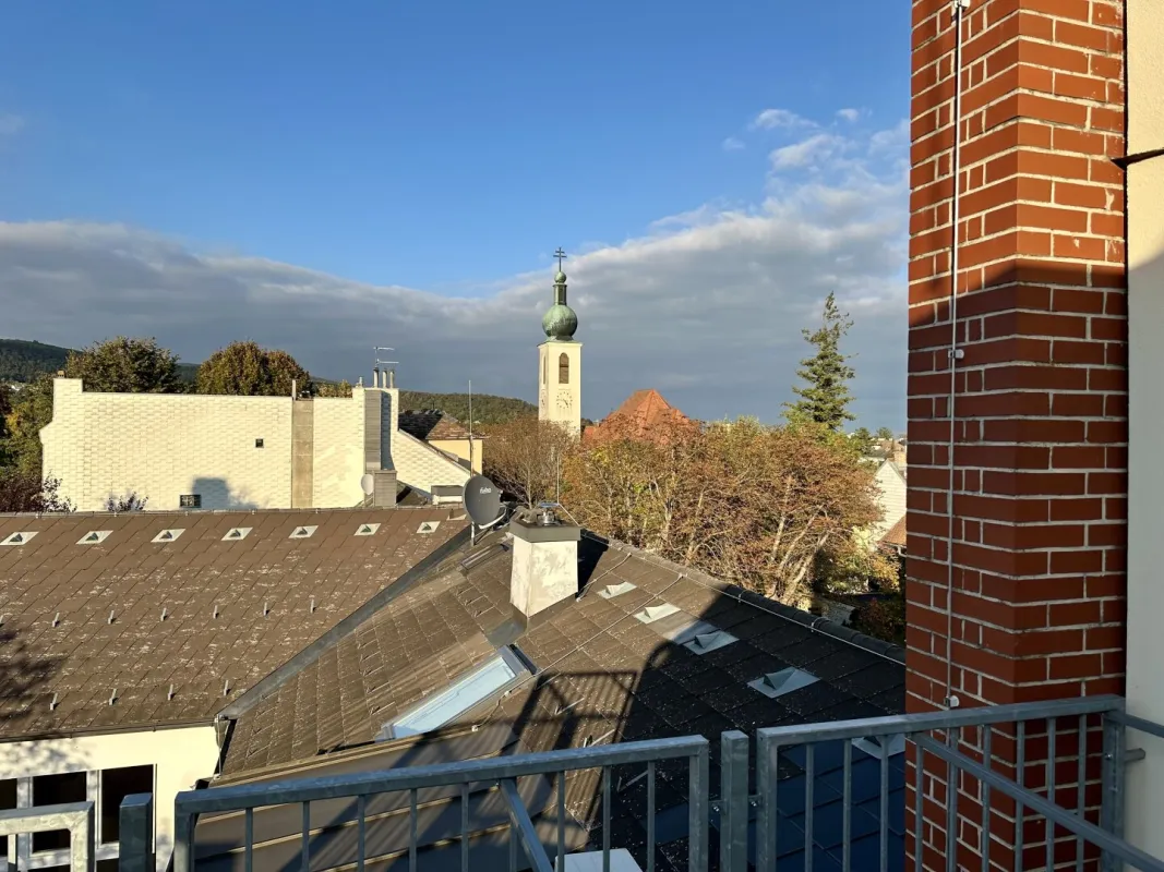 78m² 3-Zimmer Neubau-Dachgeschoß-Wohnung mit Balkon, Wärmepumpe-Fußbodenheizung, Einbauküche - Bild 1