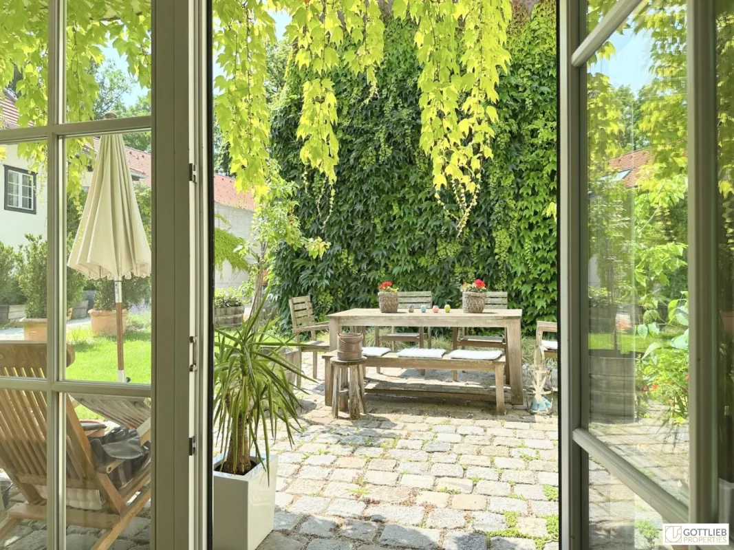Bestlage Grinzing! Außergewöhnliche 3-Zimmer-Wohnung mit südseitigem Eigengarten in historischem Winzerhaus aus dem 16. Jahrhundert - Bild 1