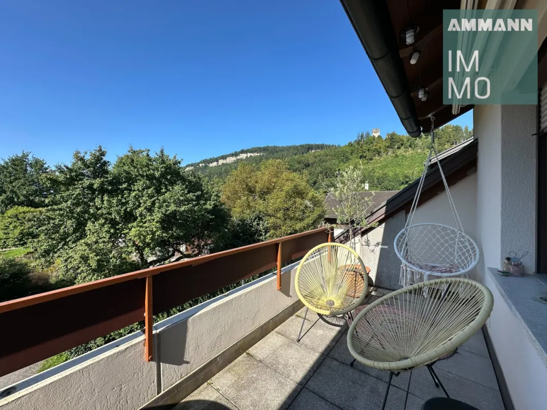 Gemütliche 1,5-Zimmer-Wohnung mit Bergblick in Tosters - Bild 1