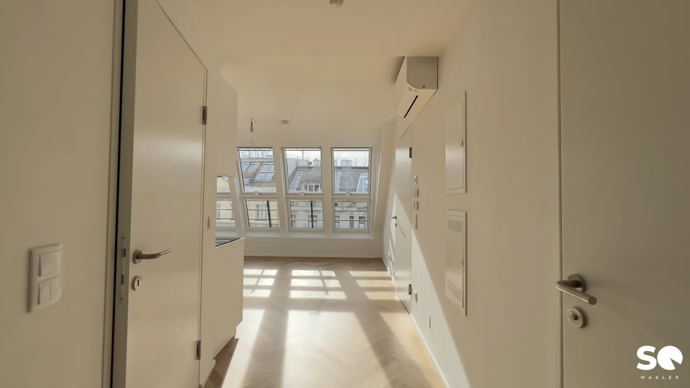 # SQ - EXKLUSIVE DACHGESCHOSSWOHNUNG IN 1030 WIEN - SEIDLGASSE - 2 ZIMMER - TOP 15 - Bild 1