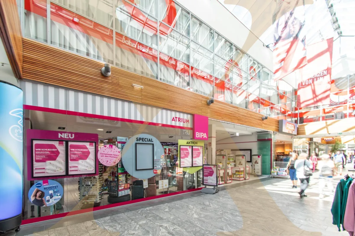 Ebenerdige Geschäftsfläche im Linzer Einkaufszentrum ATRIUM zu vermieten! - Bild 1