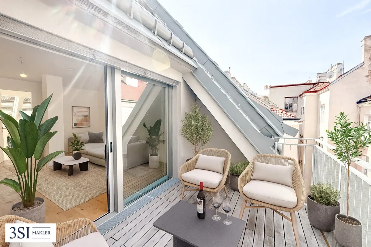 Eleganz & Komfort – moderne Dachgeschosswohnung mit Balkon & Premium-Design - Bild 1