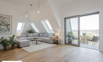 Exklusives Wohnen über den Dächern Wiens – hochwertige Dachwohnung mit Freifläche