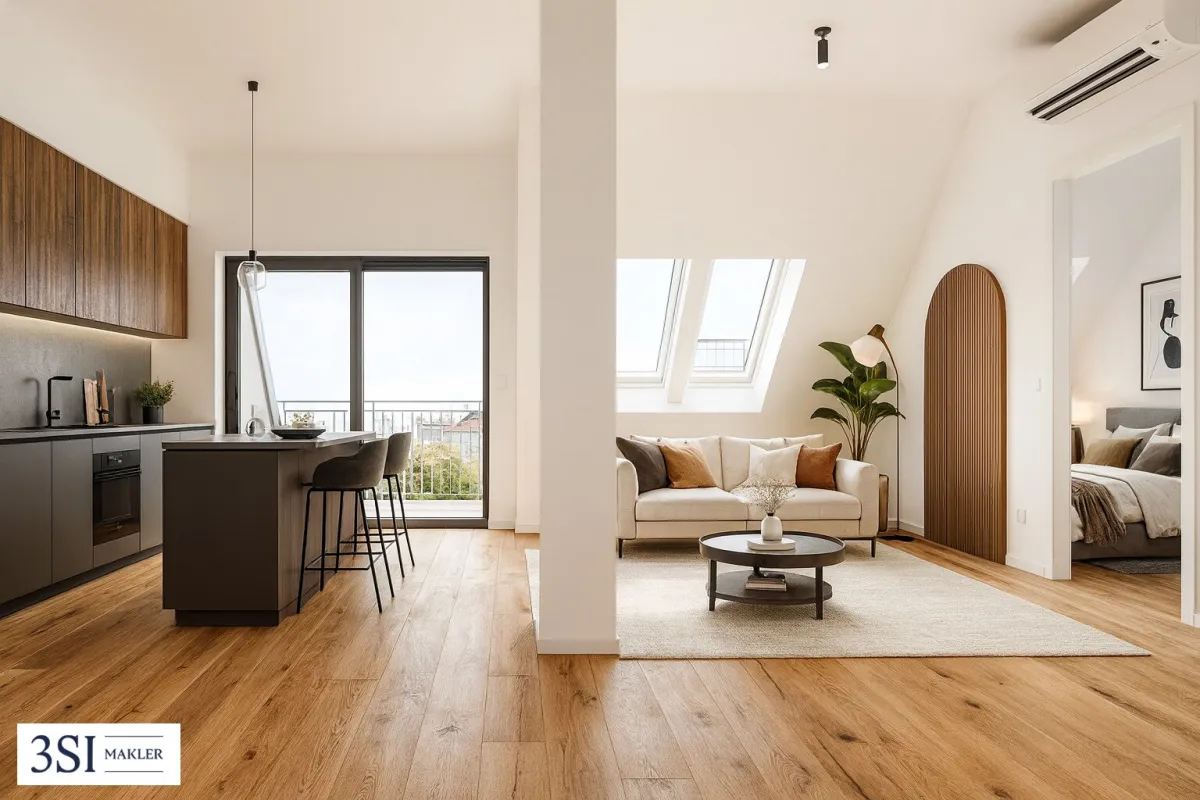 Leben mit Freiraum – Dachgeschosswohnung mit sonniger Terrasse & edler Ausstattung - Bild 1