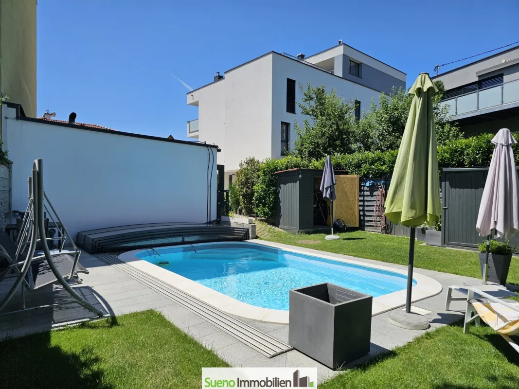 Premium Wohnung in Urfahr mit mega Balkon, Stellplatz, Gemeinschaftspool - Bild 1