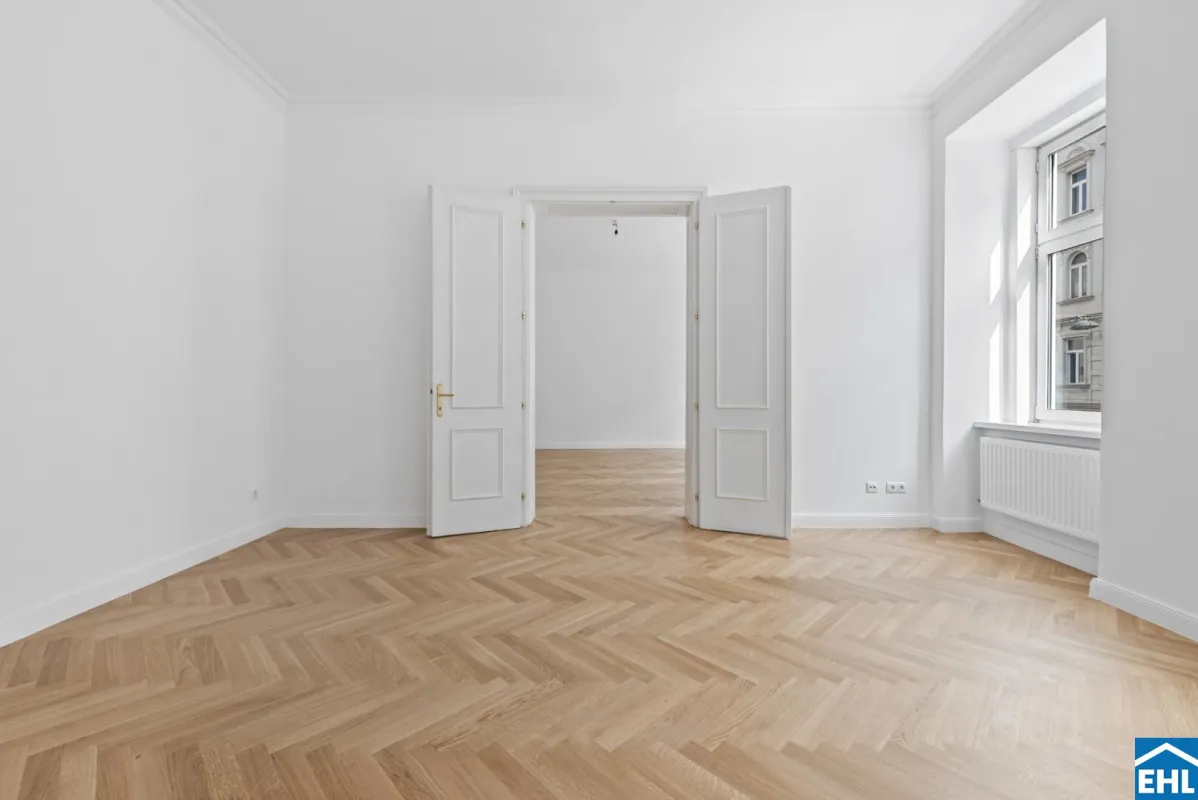 Nach Sanierung: Prachtvolle 3 Zimmer-Altbauwohnung Nähe U4 Pilgramgasse - Bild 1