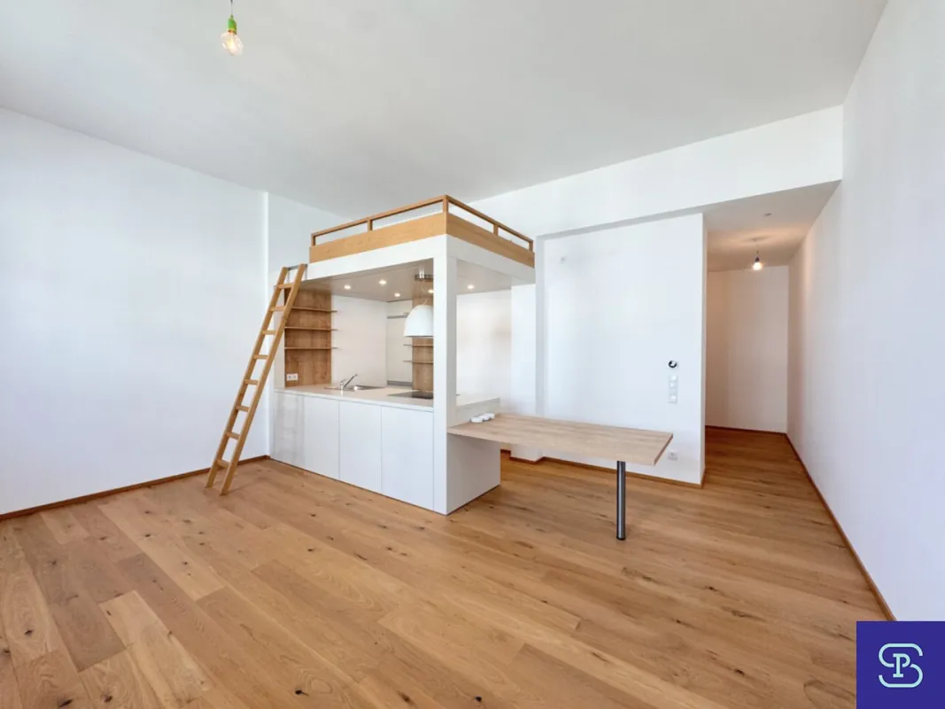 Außergewöhnliche 44m² DG-Wohnung mit Einbauküche Nähe Pilgramgasse - 1050 Wien - Bild 1