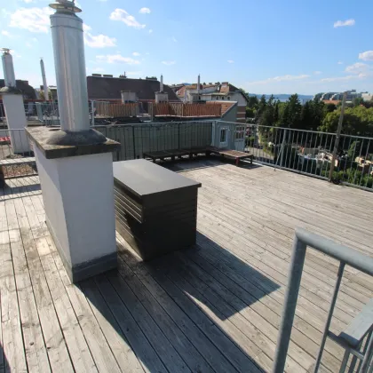Große Terrasse, 360° Rundumblick, Sonne - alles im Herzen von Floridsdorf! - Bild 2