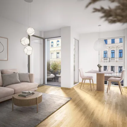 ERSTBEZUG mit Loggia | 2-Zimmer DG-Wohnung ohne Schrägen | Fernwärme | Fassadenbegrünung | TG-Stellplatz optional | Nachhaltiges Wohnbauprojekt - Bild 2