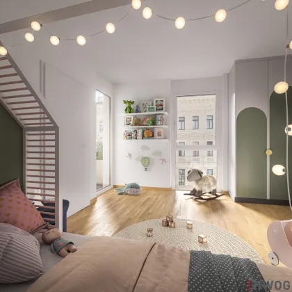 ERSTBEZUG | DG-Wohnung ohne Schrägen | 3-Zimmer | Loggia | Fernwärme | Fassadenbegrünung | TG-Stellplatz optional | Nachhaltiges Wohnbauprojekt - Bild 2