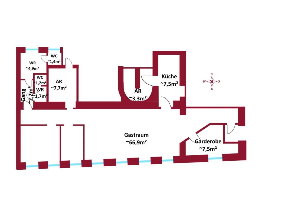 U1 in 5 Minuten erreichbar - Kurzzeitvermietung möglich - Lift im Haus - Zusammenlegung von Wohnungen möglich - Dachgeschoß Ausblick - Bild 1