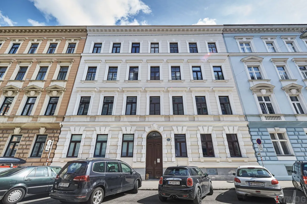 Gewerblich gewidmetes Apartment | Baubewilligte Planung | Komplett hofseitig | Bestlage in Gehweite zum 1. Bezirk | Repräsentatives Jahrhundertwendehaus - Bild 1