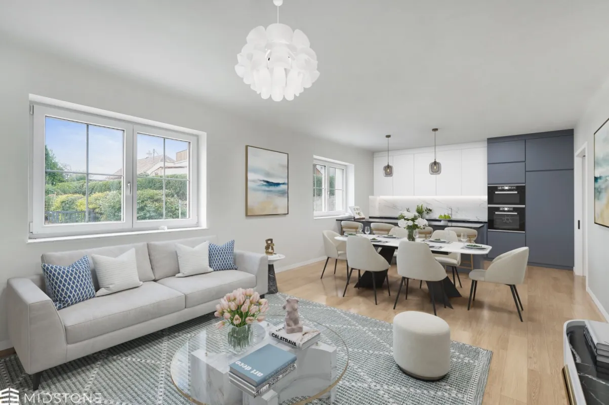 Vollsanierte 4-Zimmer-Wohnung mit Garten, Terrasse und Stellplätzen in Landersdorf - Bild 1