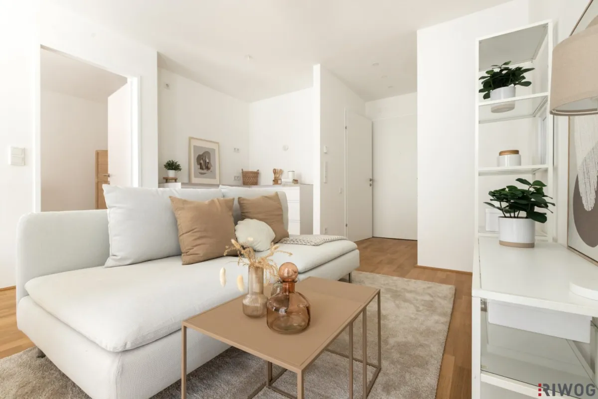ERSTBEZUG mit Loggia | 2-Zimmer Neubau | Ost-Ausrichtung | Fernwärme | Fassadenbegrünung | TG-Stellplatz optional | Nachhaltiges Wohnbauprojekt - Bild 1