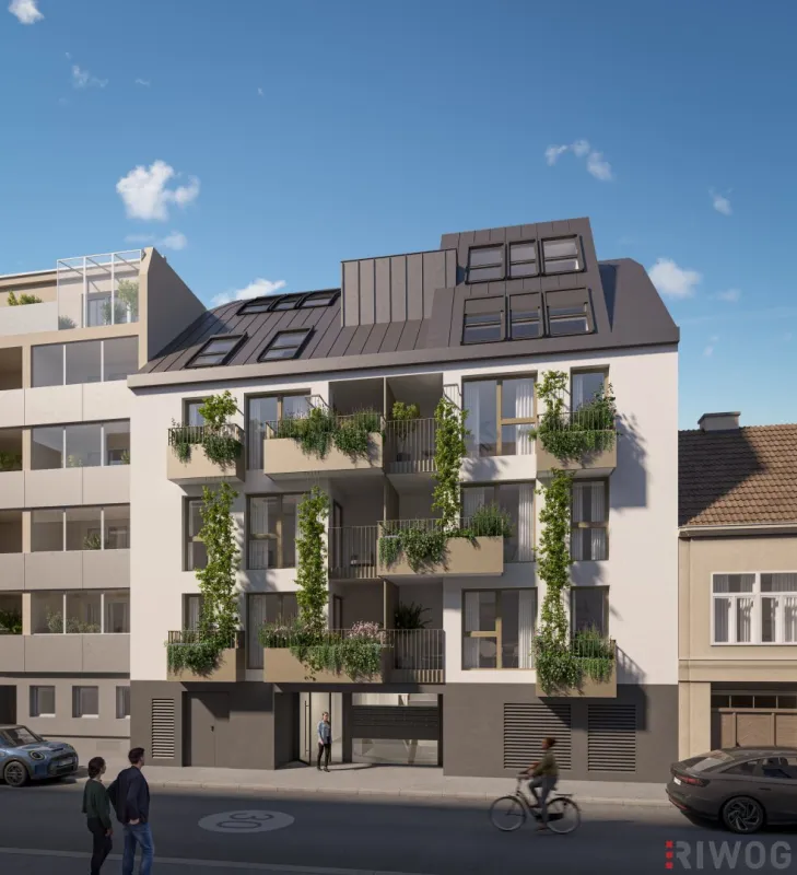 ERSTBEZUG mit Loggia | 3. OG | 2-Zimmer Neubau | Ost-Ausrichtung | Fernwärme | Fassadenbegrünung | TG-Stellplatz optional | Nachhaltiges Wohnbauprojekt - Bild 1