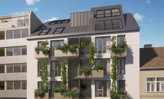 ERSTBEZUG mit Loggia | 3. OG | 2-Zimmer Neubau | Ost-Ausrichtung | Fernwärme | Fassadenbegrünung | TG-Stellplatz optional | Nachhaltiges Wohnbauprojekt