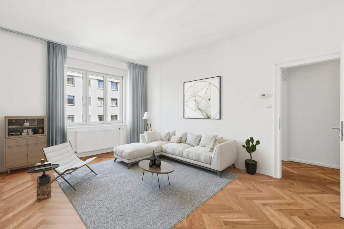 Erstbezug nach umfassender Renovierung - Loggia-Wohnung in ruhiger Lage in Wiens 7. Bezirk - Bild 1