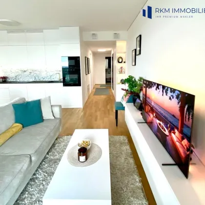 Exklusive und moderne 3-Zimmer-Wohnung mit Balkon in 1020 Wien – Einzigartige Aussicht, Marina Tower, VIP - Location - Bild 3