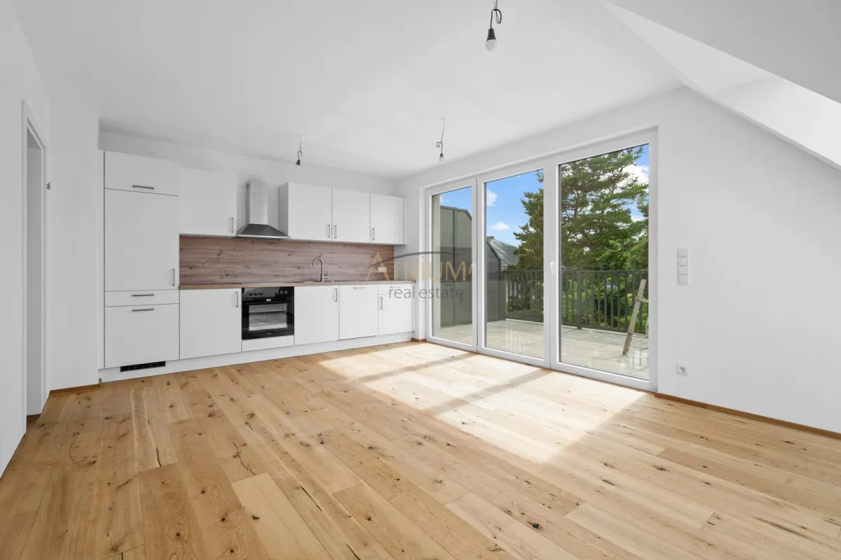 Erstbezug – moderne 2-Zimmer-Dachgeschosswohnung mit Terrasse und Weitblick - Bild 1