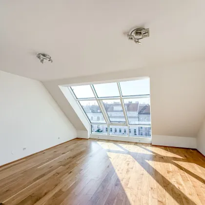 Provisionsfrei: Klimatisierte Dachgeschoss Maisonette mit 2 Terrassen und Kamin nahe Uno City! - Bild 3