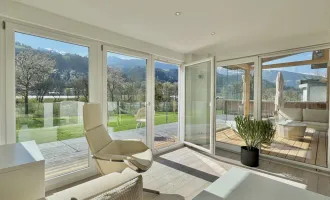 Traumhafte Maisonettewohnung mit ca. 146 m² Wohnfläche mit Garten, Wintergarten, 2 Terrassen & Panoramablick