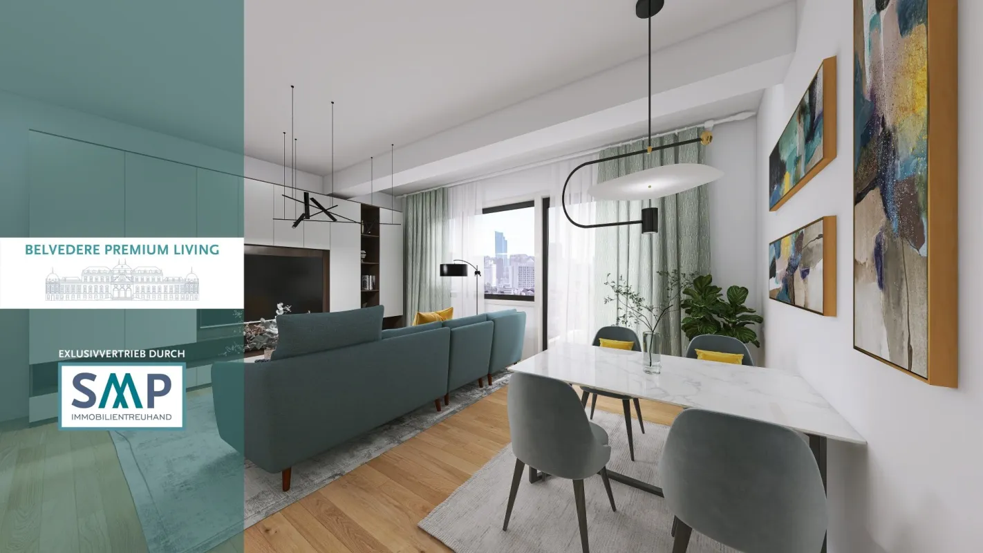 Belvedere Premium Living: 3-Zi. Whg. & Balkon - Bild 1