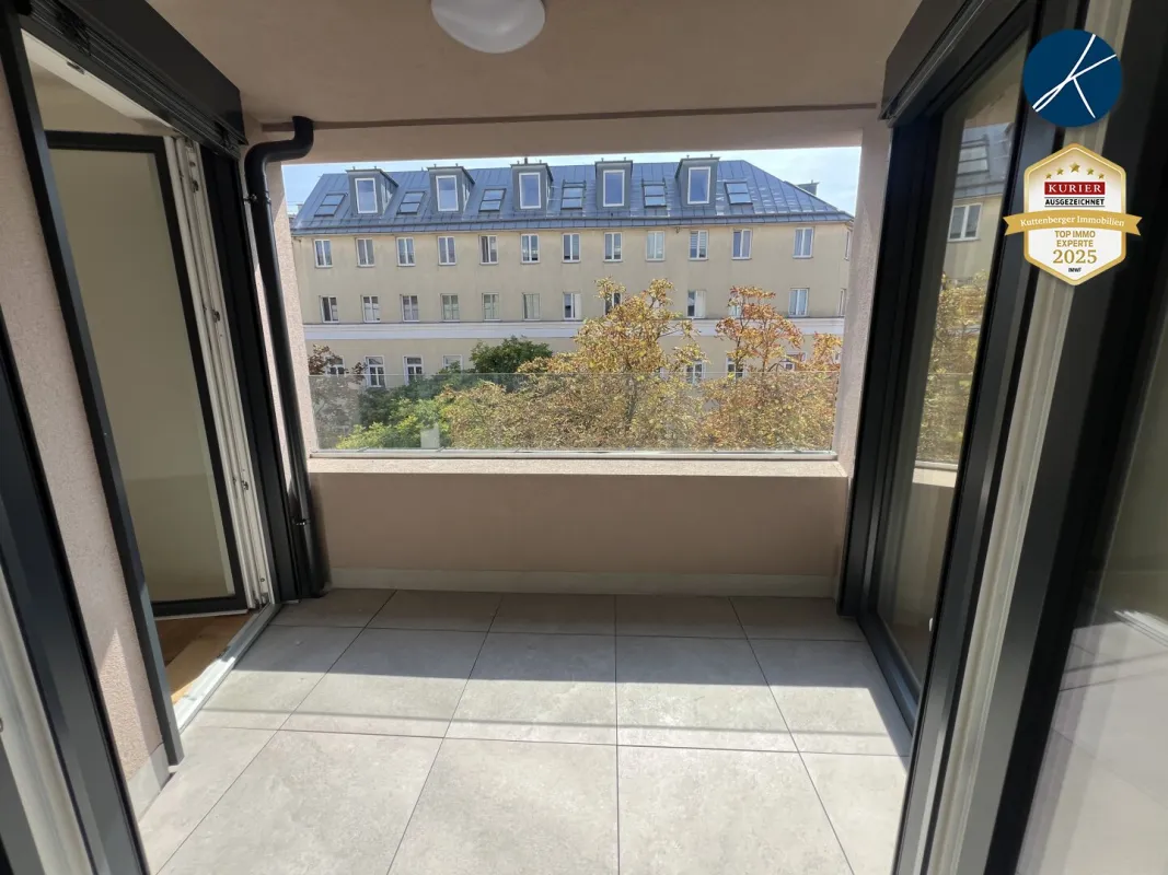 *Superprojekt: ''Über den Baumwipfeln" Top 44 Erstklassige 2-Zimmer Loggia - Wohnung + TRAUMHAFTE SÜDAUSRICHTUNG mit Blick auf die Kastanienbäume - Bild 1