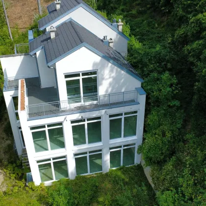 DIE UNVOLLENDETE SCHÖNHEIT  -  Doppelhaus-Rohbau mit Panoramablick in Toplage von Gießhübl - Bild 2