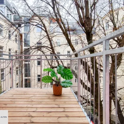 Erstbezug nach Sanierung: Studio-Apartment mit Balkon im 3. Liftstock eines gepflegten Altbaus - Bild 3