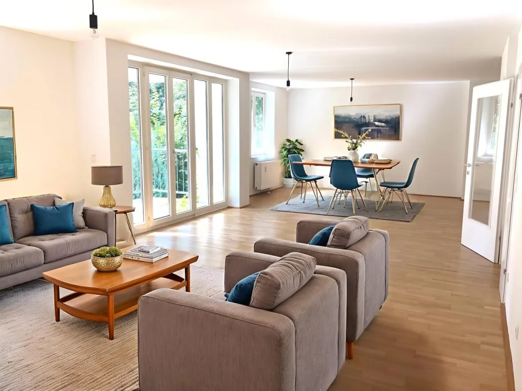 1190! Familienfreundliche 4-Zimmer Wohnung mit Balkon und Blick ins Grüne ab November 25! - Bild 1