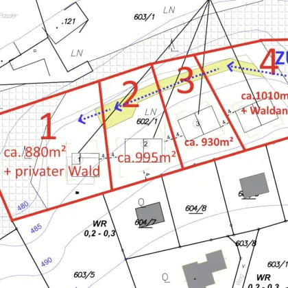 Rastbühel – Wohnen im Grünen, nur 10 Minuten nach Graz! Sichern Sie sich eines von vier attraktiven Baugrundstücken. Jetzt gleich anfragen und den Grundstein für Ihr Traumhaus legen! - Bild 3