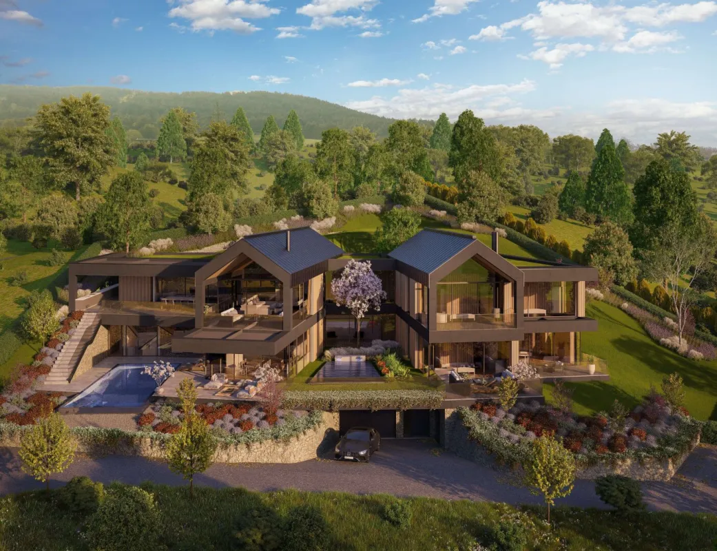 Prestige-Grundstück mit Traunsee-Panorama und Studie für eine Luxusvilla - Bild 1