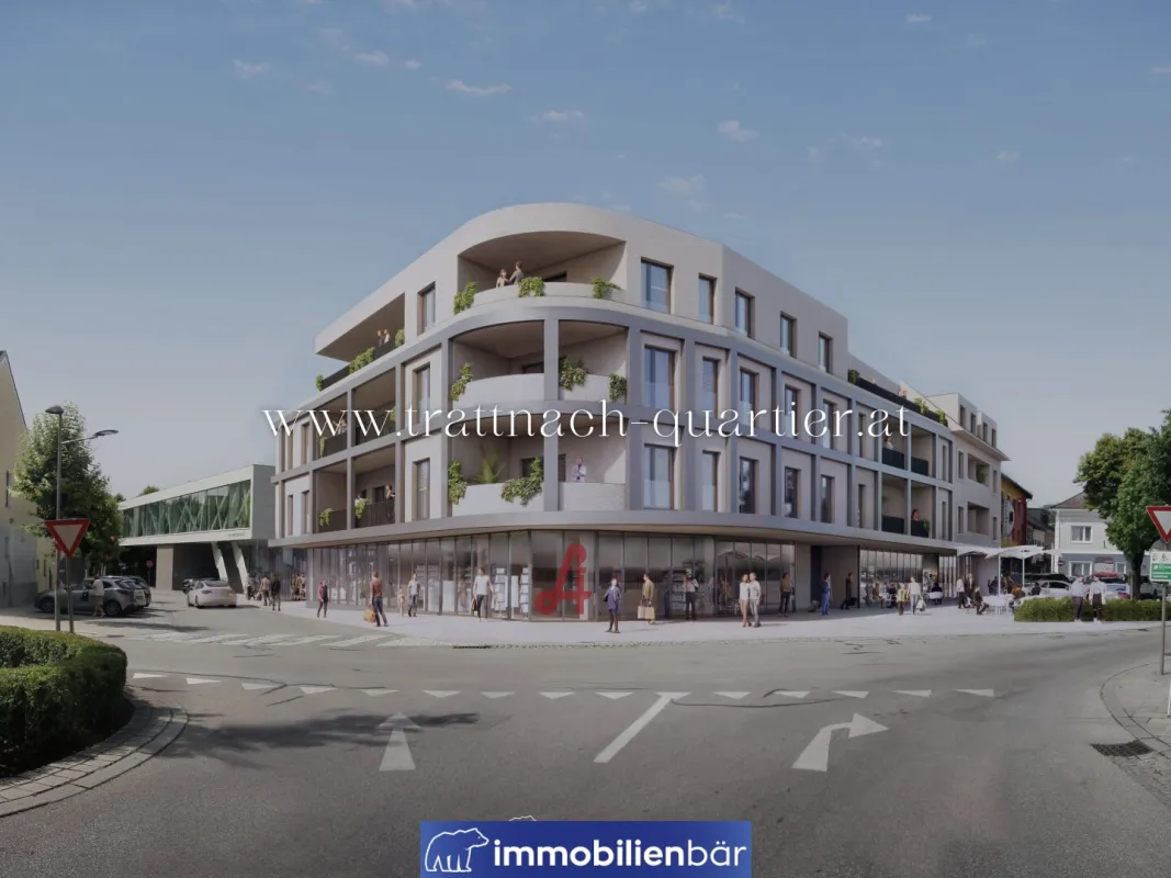 Trattnach.Quartier - großzügige 4 Zimmerwohnung mit Südwest Balkon - Top 9 - Bild 1