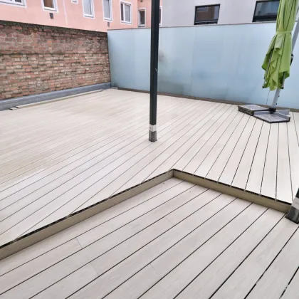 SIEBENBRUNNENPLATZ: Wohnküche + 2 Zimmer + 32 m² Terrasse (neben neuer U2-Station Reinprechtsdorfer Straße) - Bild 3