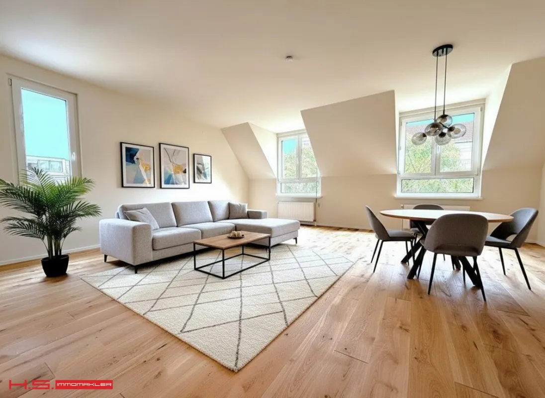 ECHTE SUPERLAGE -  HERRLICHE WOHNUNG auf 2 EBENEN   - 6/7. LIFTSTOCK - NEUBAU 1991 (2023 renoviert) - KLIMAANLAGE - TOPRENOVIERT - GARAGENOPTION - Bild 1