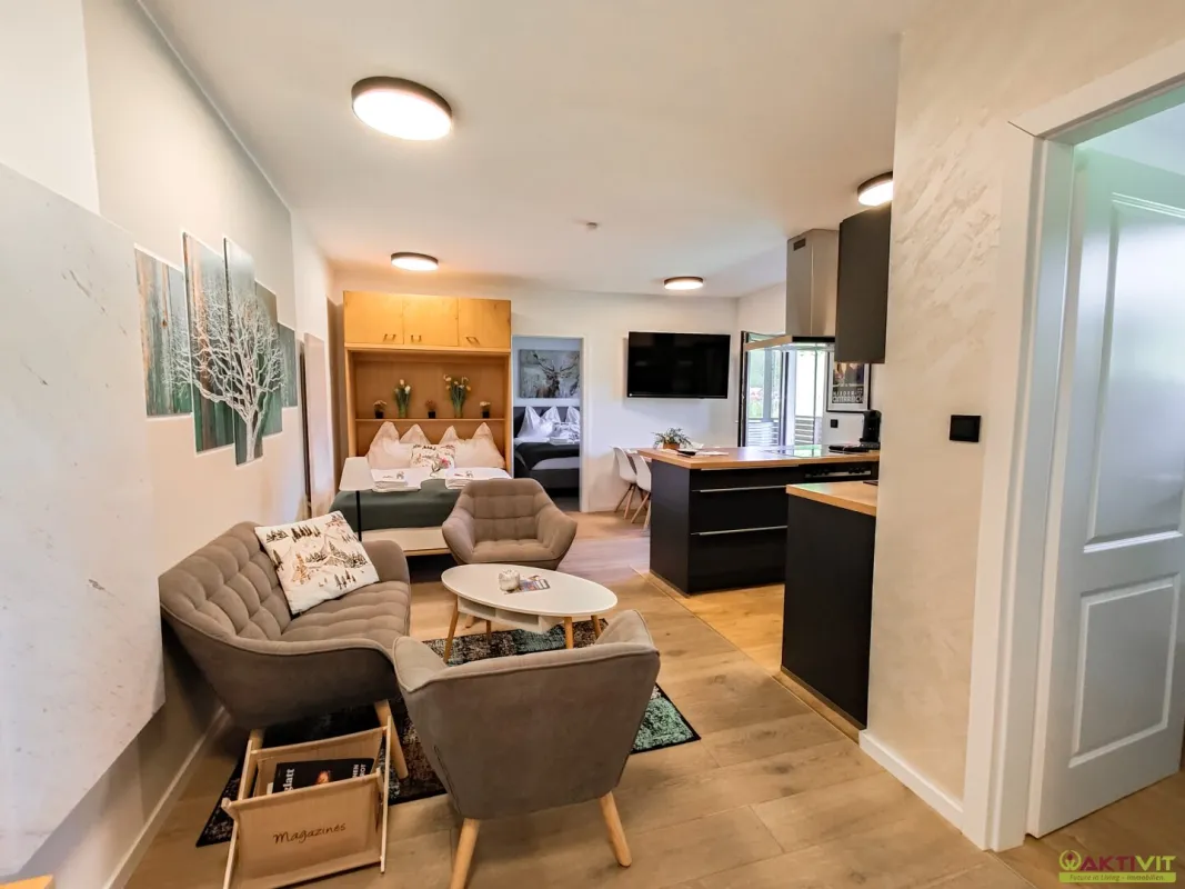 Kompaktes Refugium für Urlaub & Vermietung - Moderne 2-Zimmer-Wohnung mit großzügiger Terrasse. - Bild 1