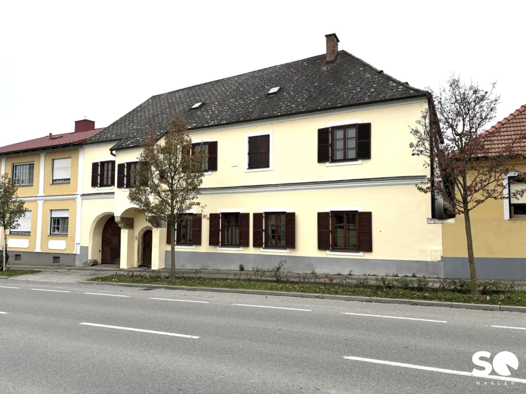 #SQ - DONNERSKIRCHEN: RENOVIERUNGSBEDÜRFTIGES BAUERNHAUS MIT GROSSEM GARTEN - Bild 1