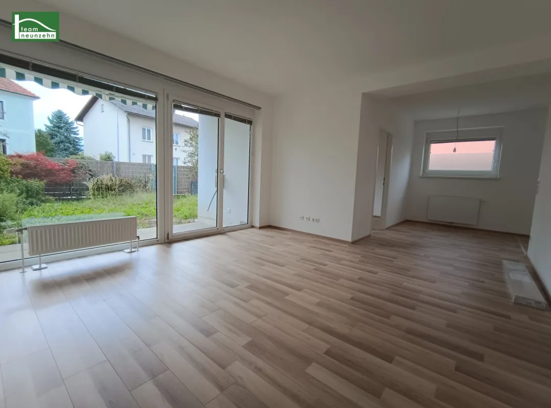 Unbefristete 2-Zimmer-Wohnung mit Eigengarten! Gefördert! - Bild 1