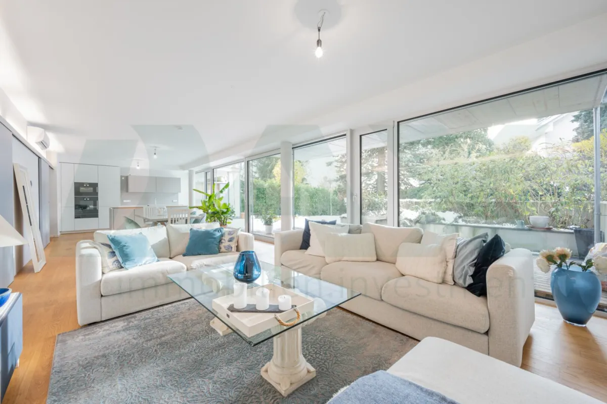Luxuriöse 4-Zimmer-Gartenwohnung mit Terrasse & Top-Ausstattung am Himmel / Grinzing - Bild 1