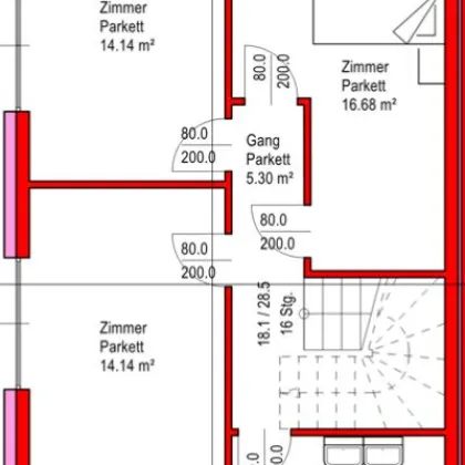 Elegante Neubauten: Erstbezug mit Garten, Terrasse und Luftwärmepumpe | Helle und moderne Räume | Hochwertige Ausstattung | Parkplatz - Bild 3