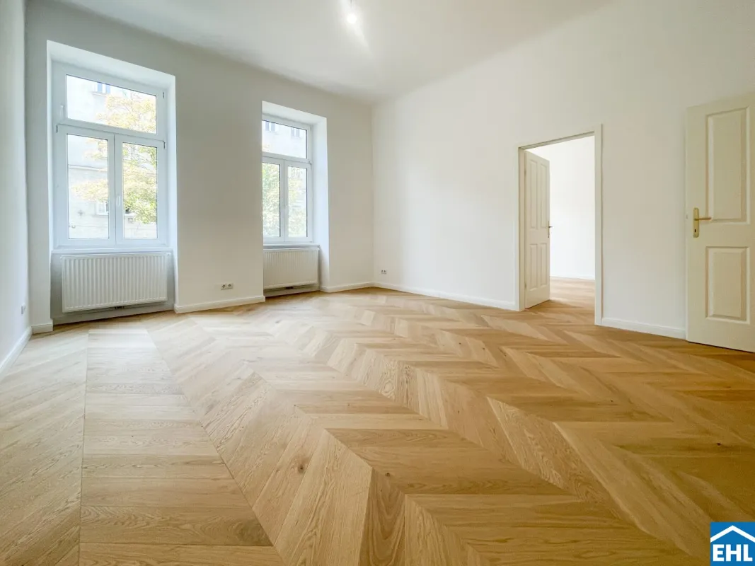 Sanierte 2-Zimmer-Altbauwohnung mit separater Küche nahe Augarten - Bild 1